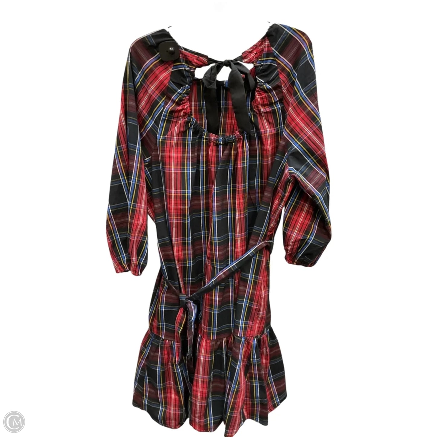 Dress Party Midi By Draper James In Plaid Pattern, Size: Xxl