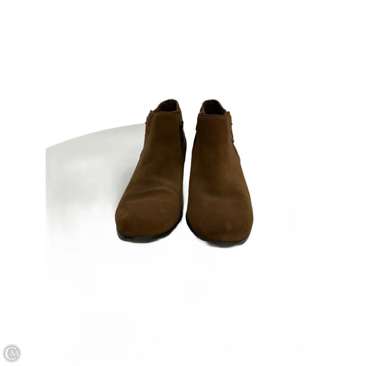 Boots Ankle Flats By Sam Edelman In Brown, Size: 9