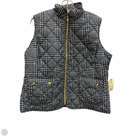 Vest Puffer & Quilted By St Johns Bay In Checkered Pattern, Size: Xl