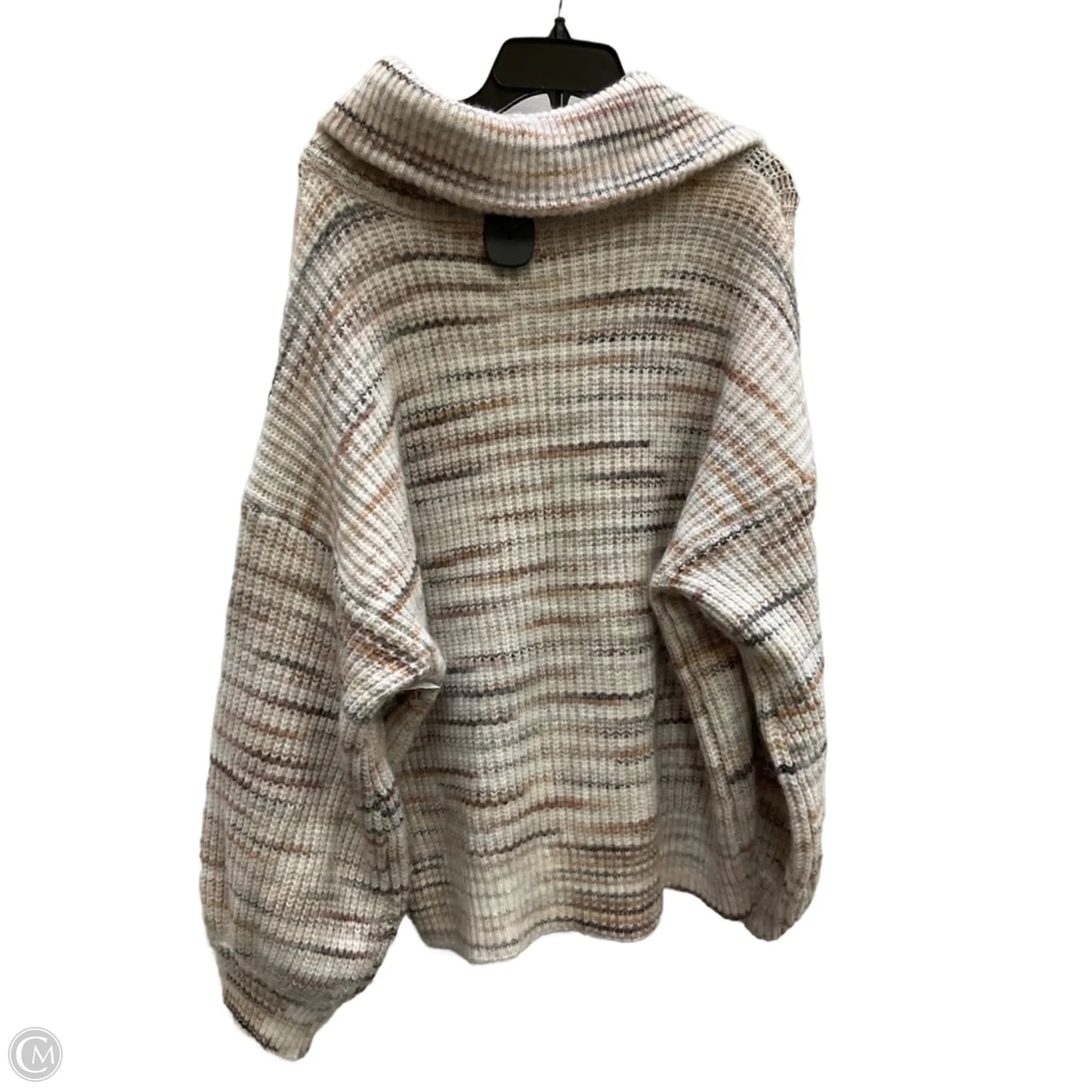 Cardigan By Clothes Mentor In Beige, Size: 3x