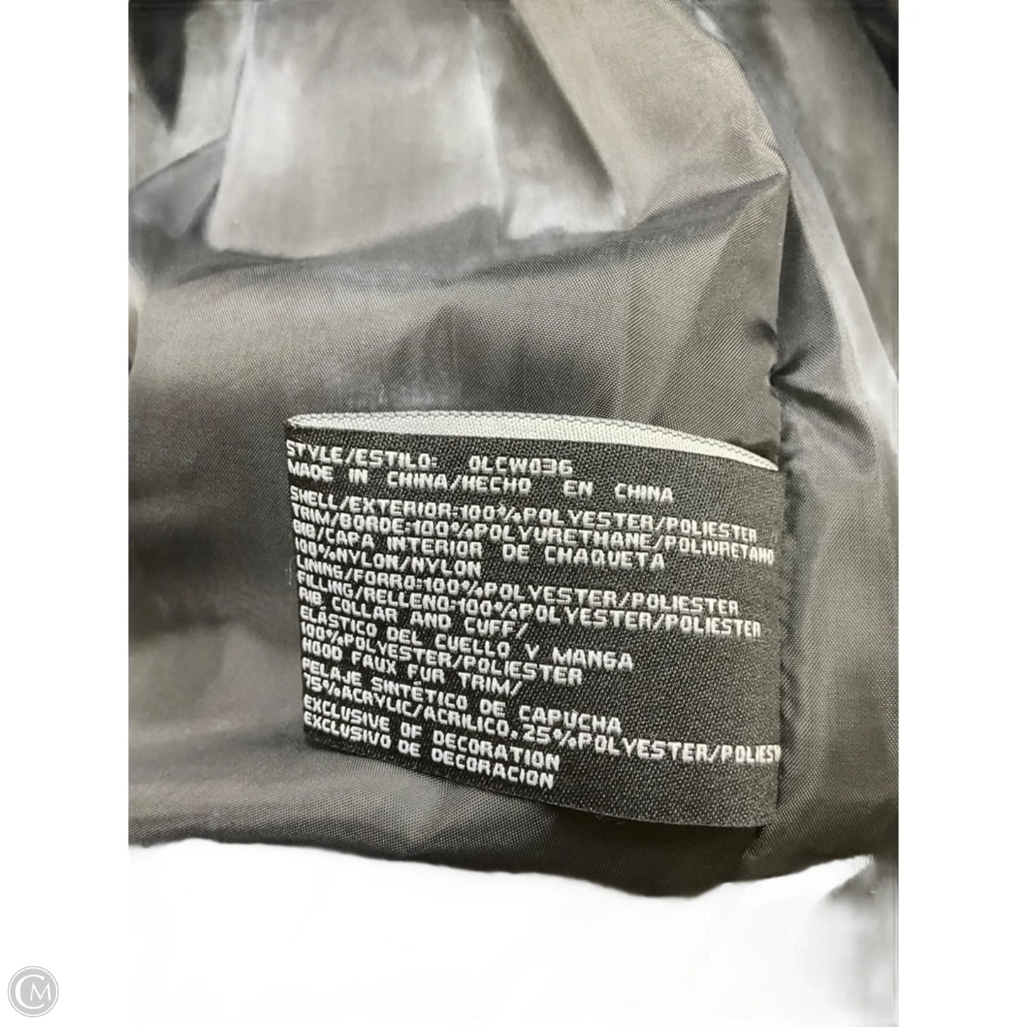 Coat Puffer & Quilted By Cma In Black, Size: L