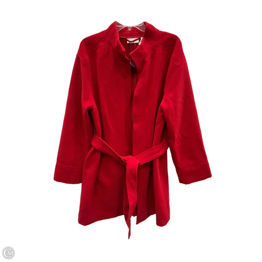 Jacket Other By Chicos In Red, Size: Xl