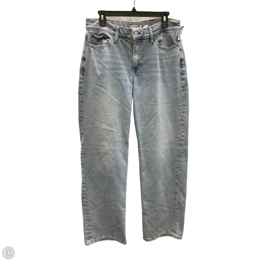 Jeans Wide Leg By Banana Republic In Blue Denim, Size: 8