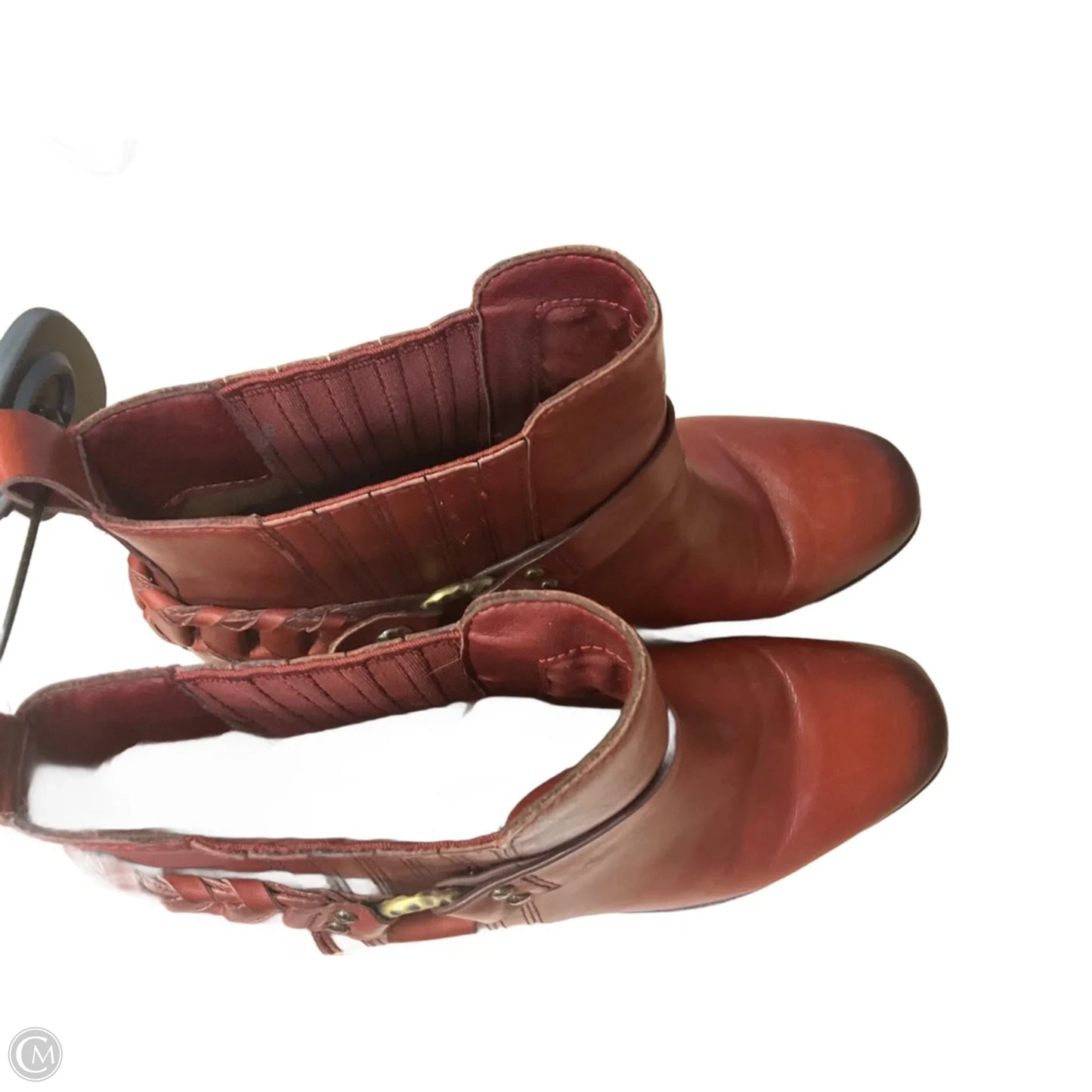 Boots Ankle Heels By Sam Edelman In Brown, Size: 10