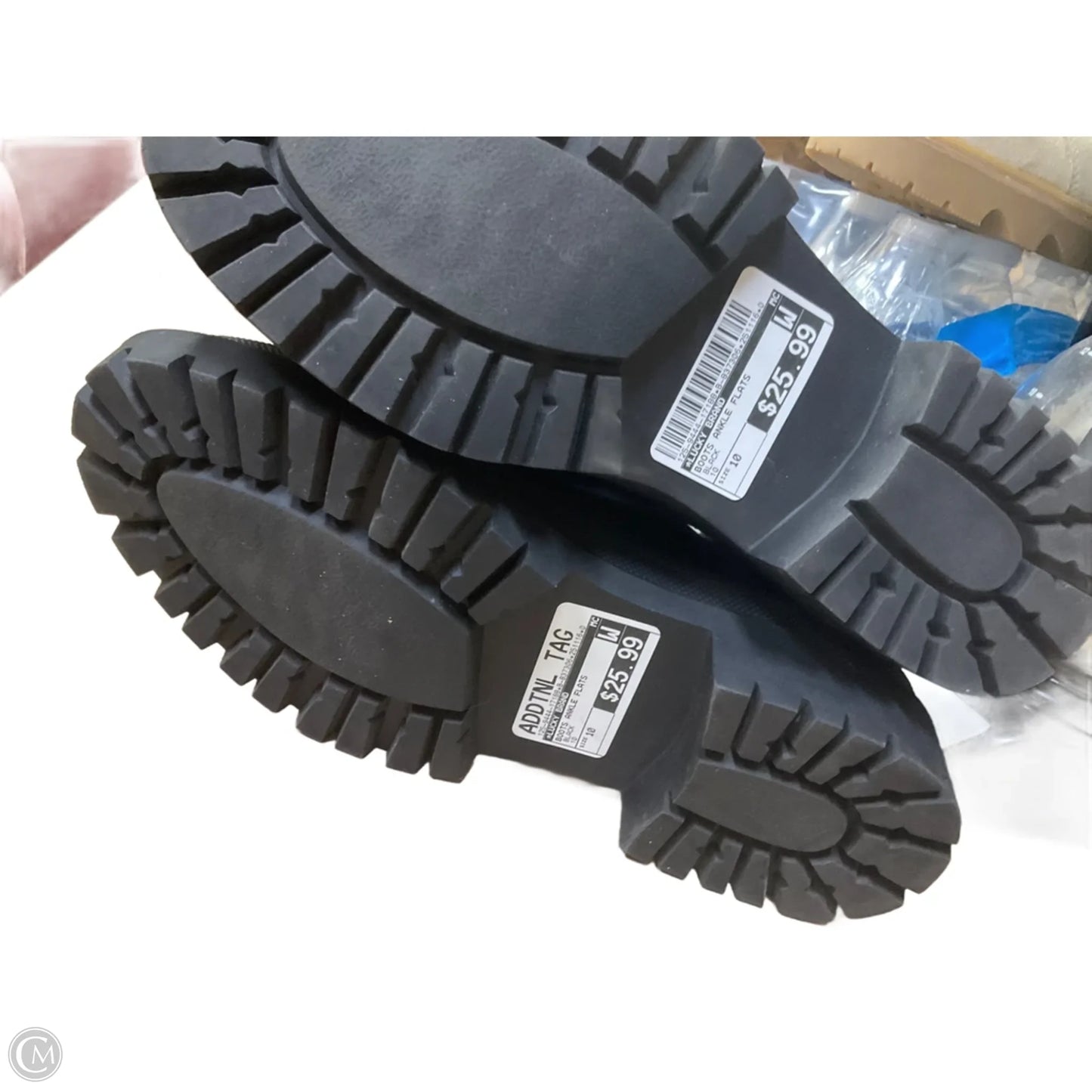 Boots Ankle Flats By Lucky Brand In Black, Size: 10