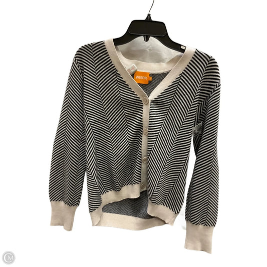 Cardigan By Clothes Mentor In Striped Pattern, Size: M