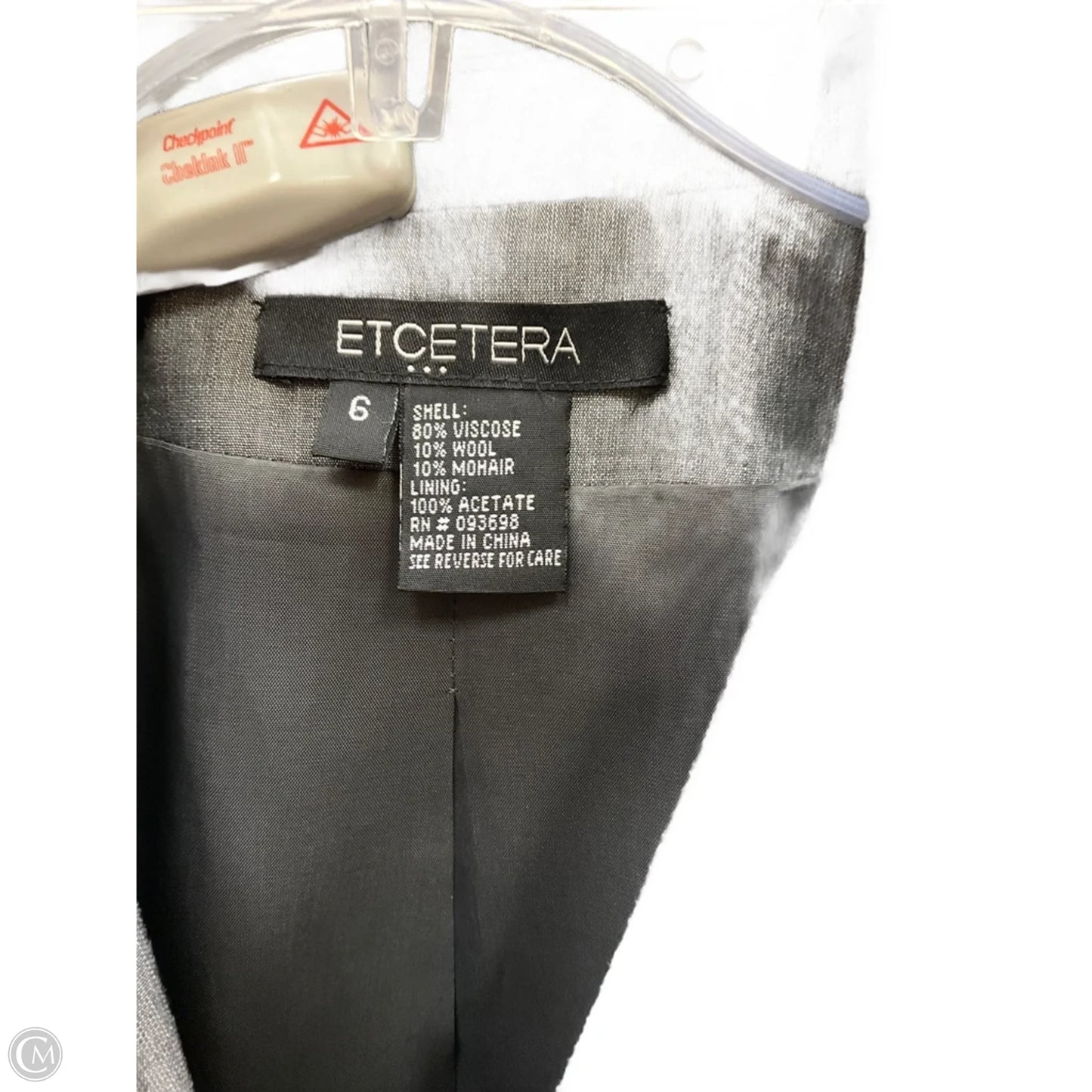 Pants Suit 2pc By Etcetra In Grey, Size: 6