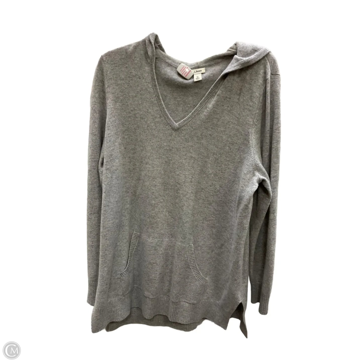Top Long Sleeve By L.l. Bean In Grey, Size: Xl