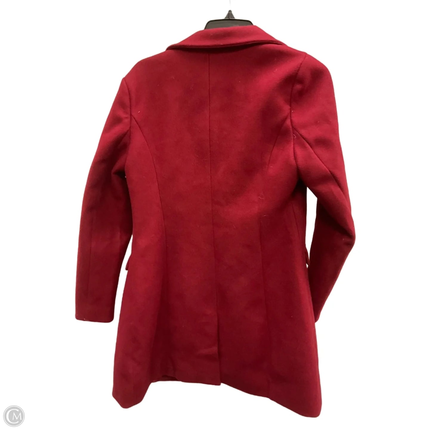 Coat Peacoat By Allegra K In Red, Size: M