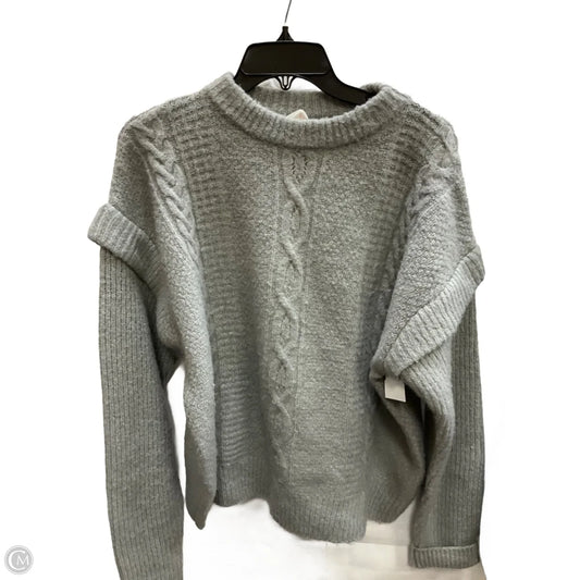 Sweater By Elan In Grey, Size: M