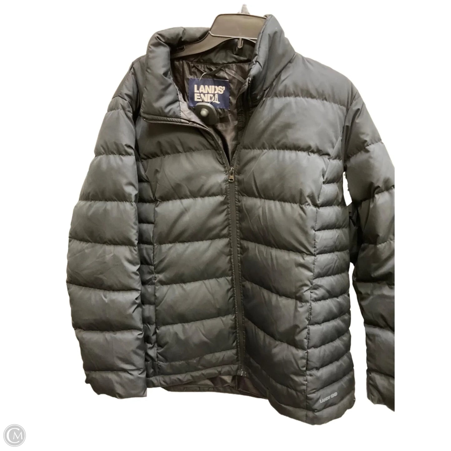 Coat Puffer & Quilted By Lands End In Black, Size: Xl