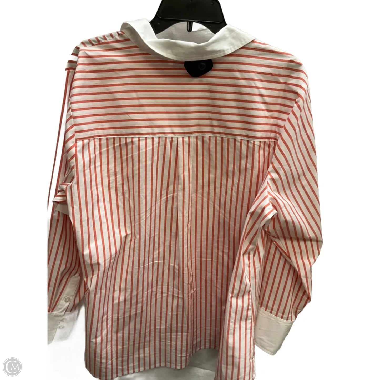 Blouse 3/4 Sleeve By Joan Rivers In Striped Pattern, Size: Xl