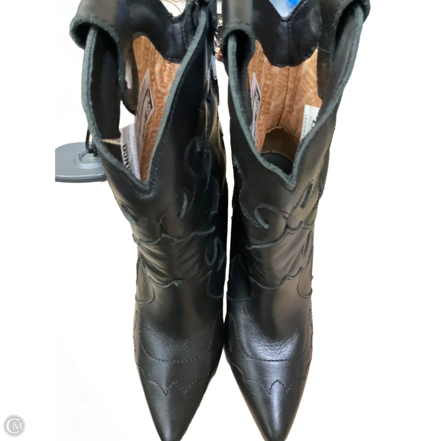 Boots Mid-calf Heels By Dingo In Black, Size: 7.5