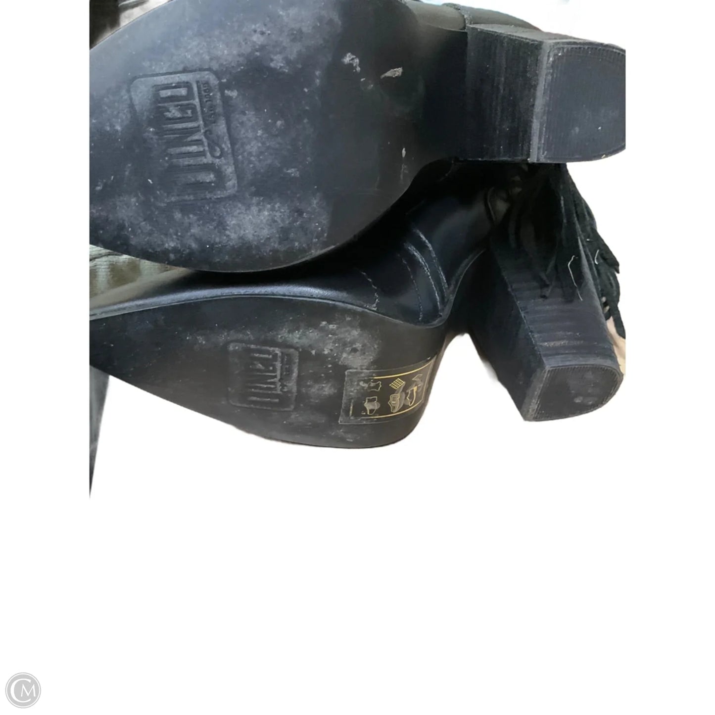 Boots Mid-calf Heels By Dingo In Black, Size: 7.5