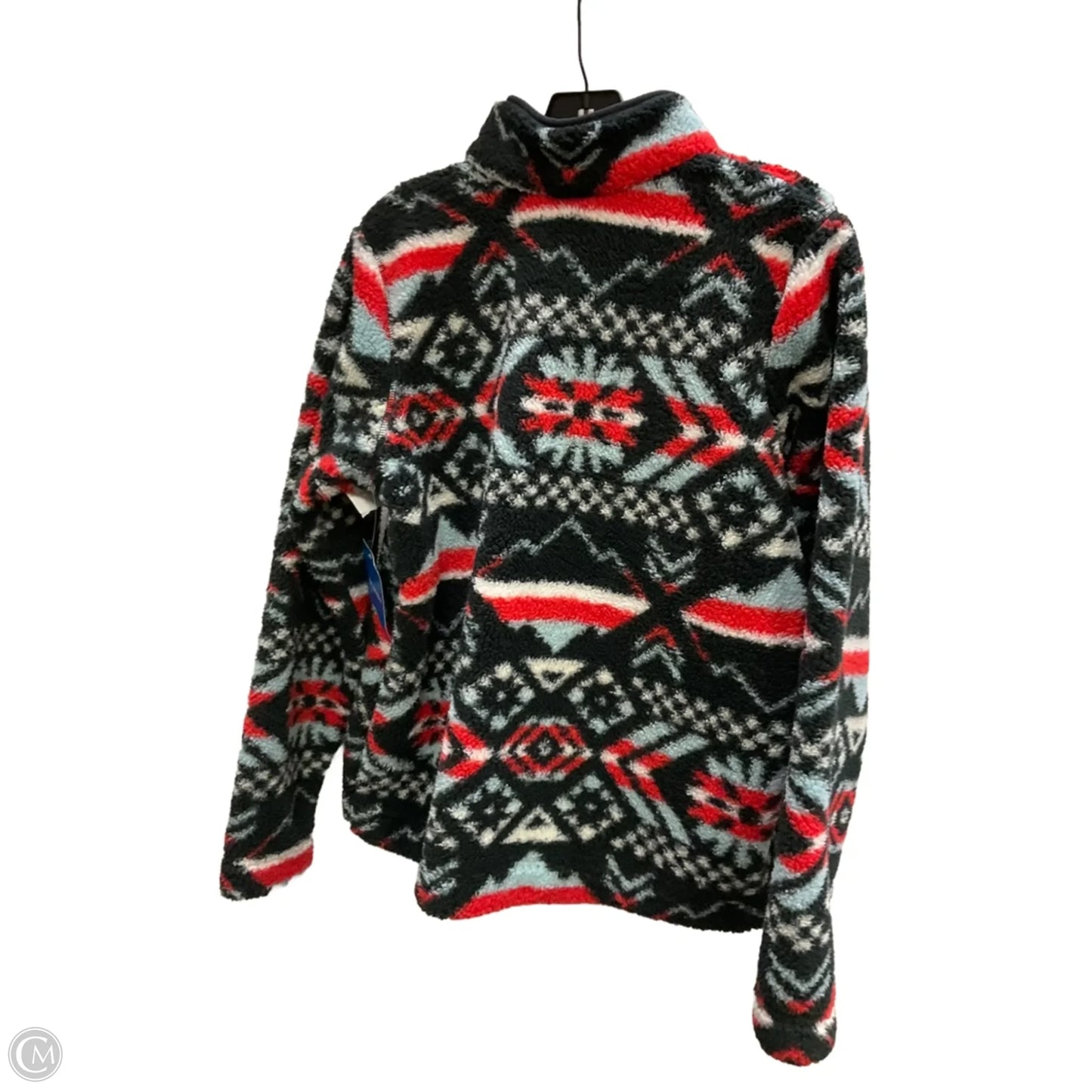 Athletic Jacket By Columbia In Black & Red, Size: L