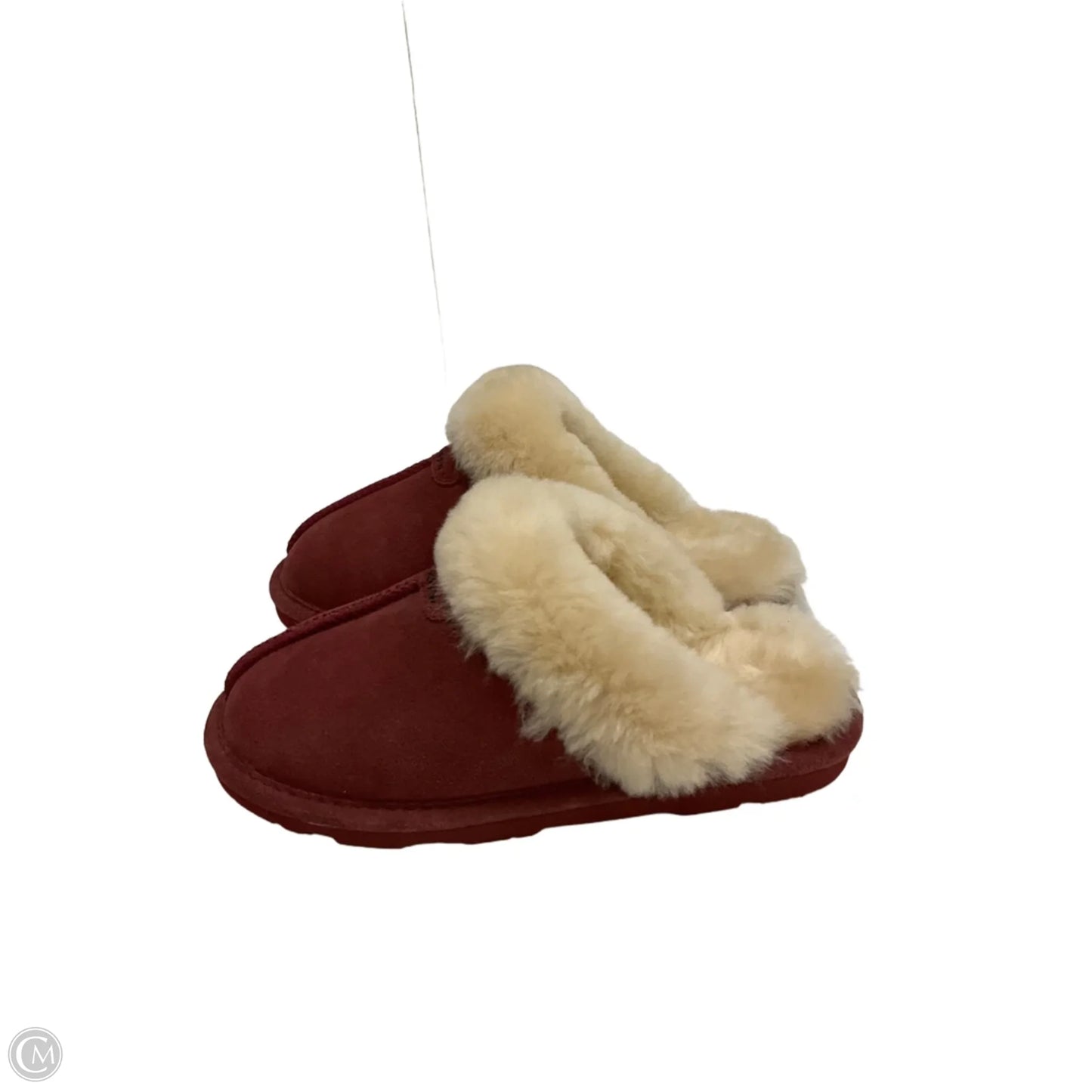 Slippers By Bearpaw In Maroon