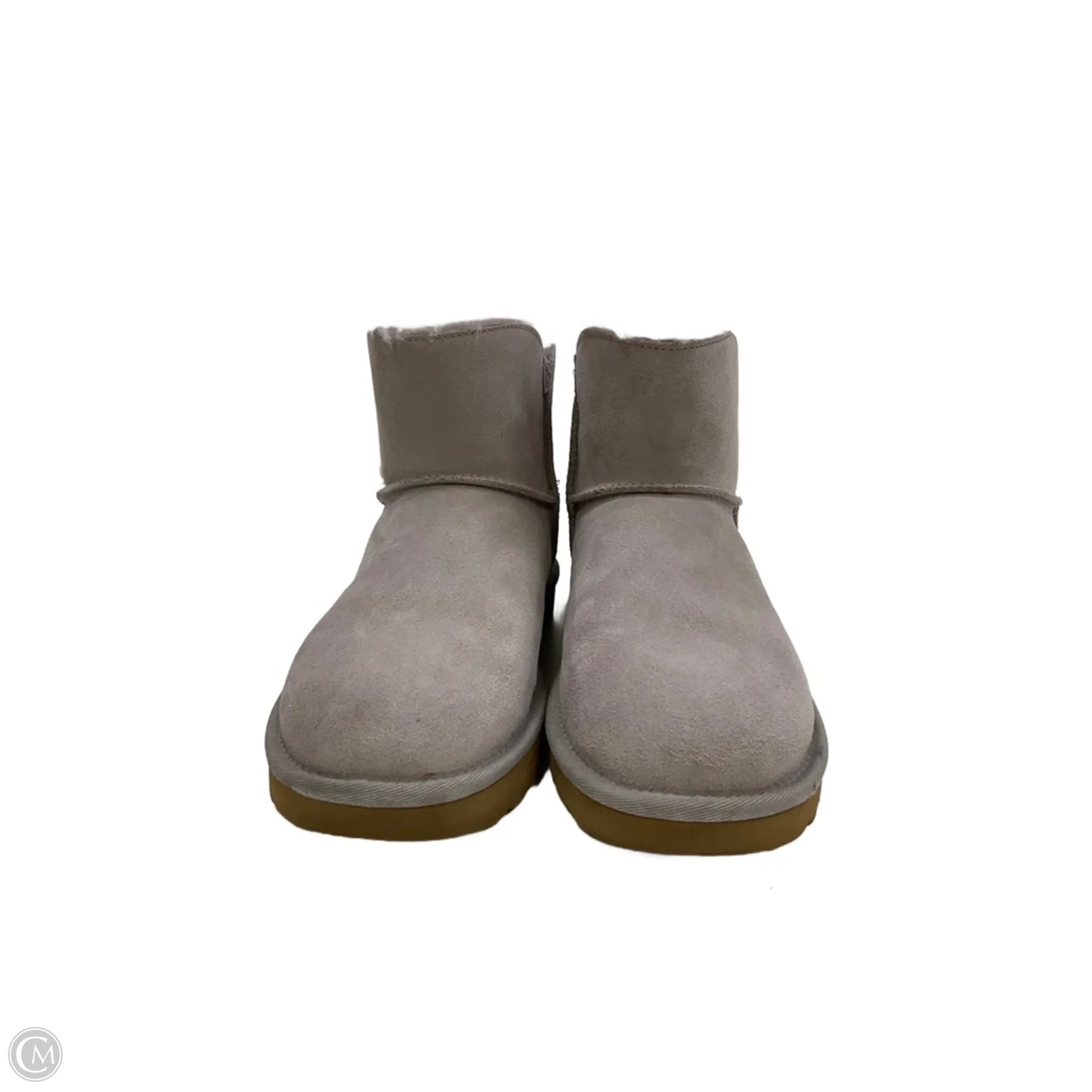 Boots Designer By Ugg In Grey, Size: 8