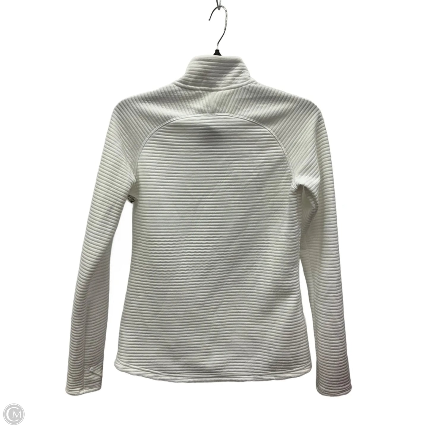 Athletic Jacket By Adidas In White, Size: S