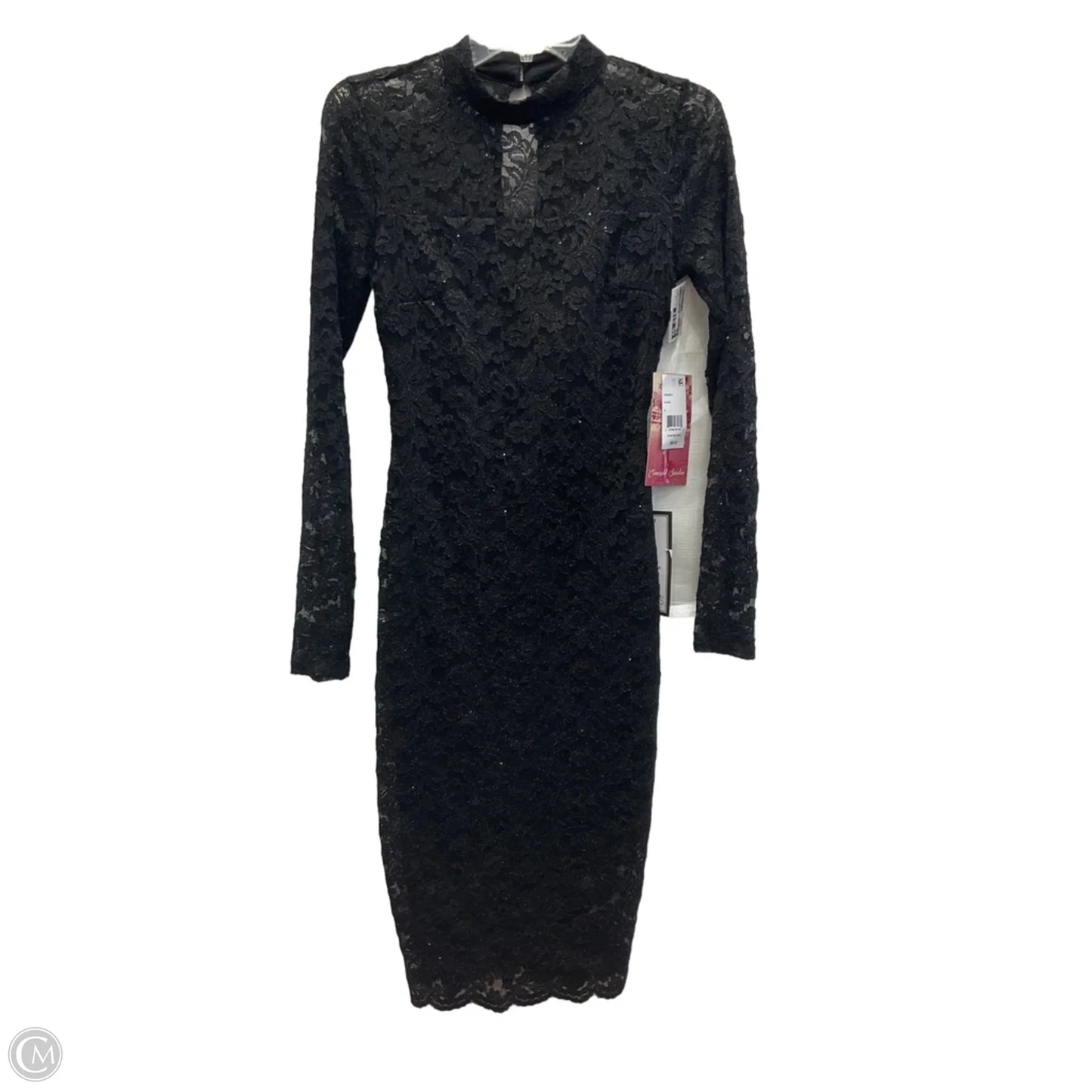 Dress Party Midi By Clothes Mentor In Black, Size: M