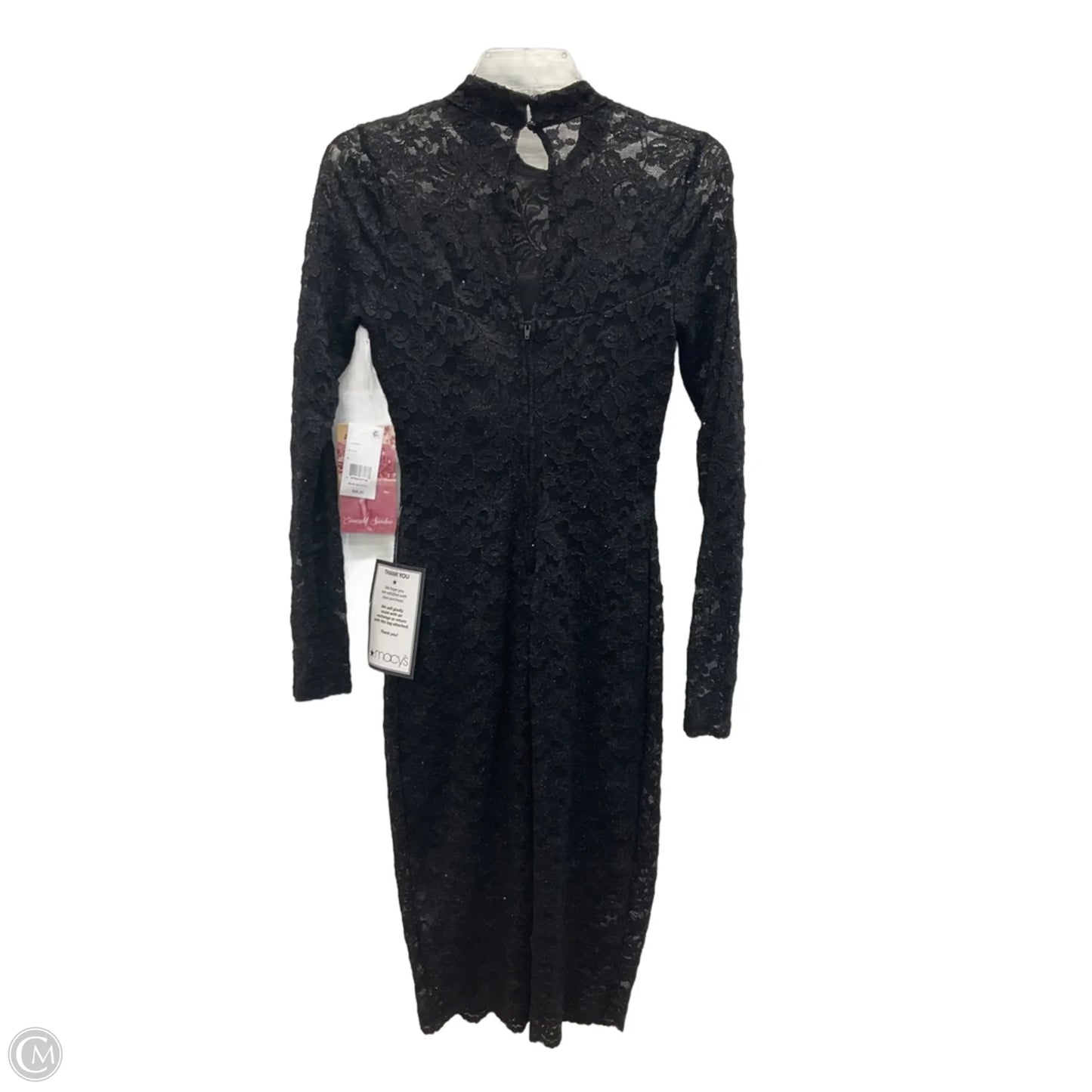 Dress Party Midi By Clothes Mentor In Black, Size: M