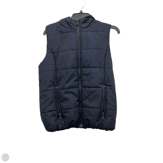 Vest Puffer & Quilted By Liz Claiborne In Blue, Size: M