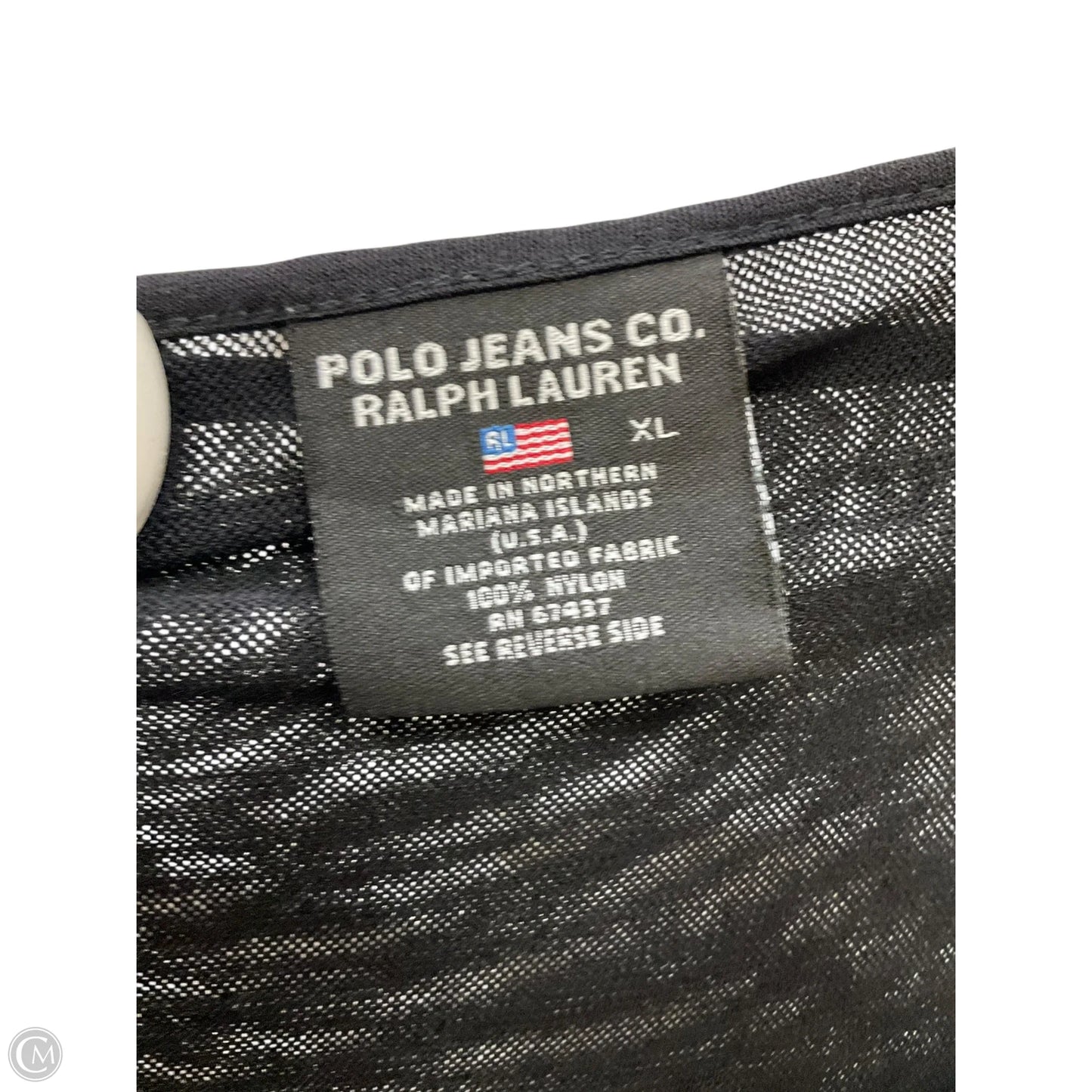 Top Long Sleeve By Polo Ralph Lauren In Black, Size: Xl