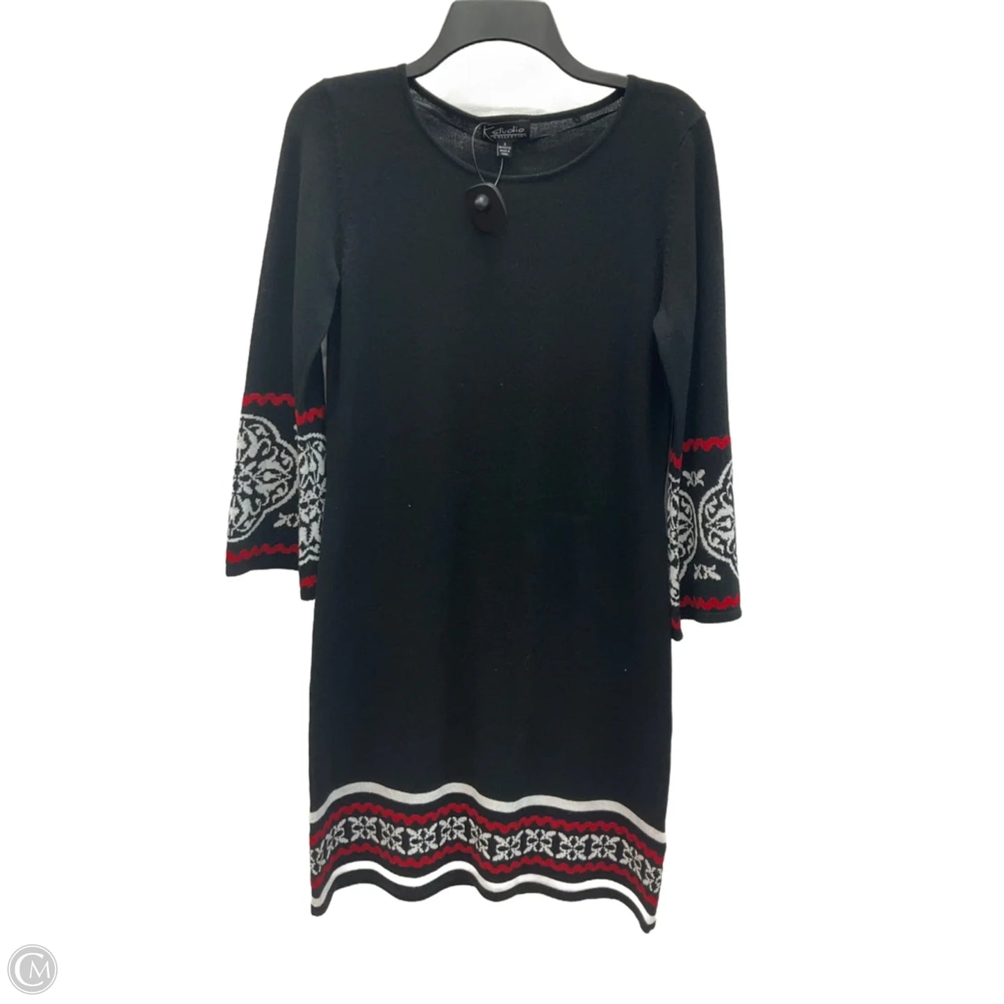 Dress Sweater By Clothes Mentor In Black, Size: S