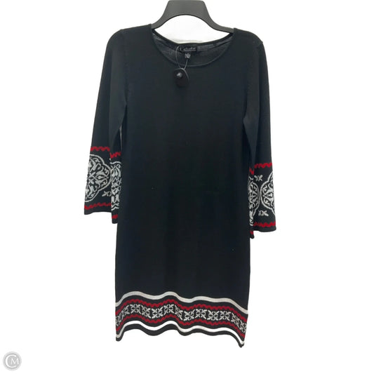 Dress Sweater By Clothes Mentor In Black, Size: S