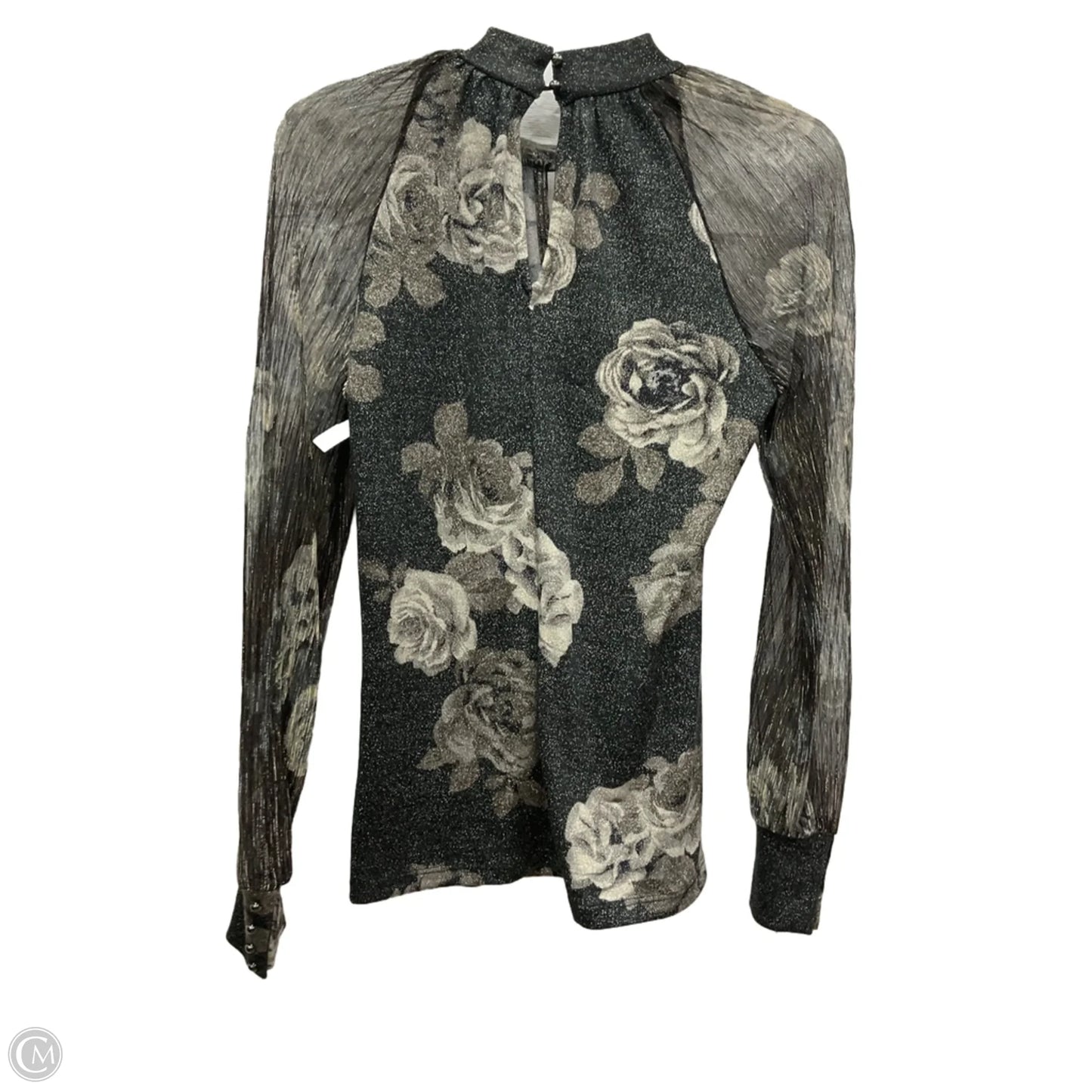 Top Long Sleeve By Fever In Floral Print, Size: S