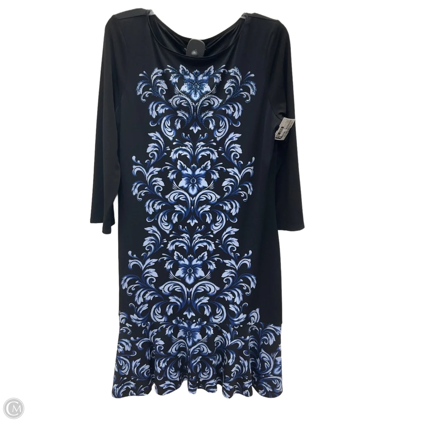 Dress Party Midi By White House Black Market In Black, Size: L