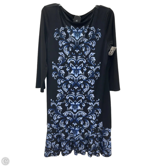 Dress Party Midi By White House Black Market In Black, Size: L