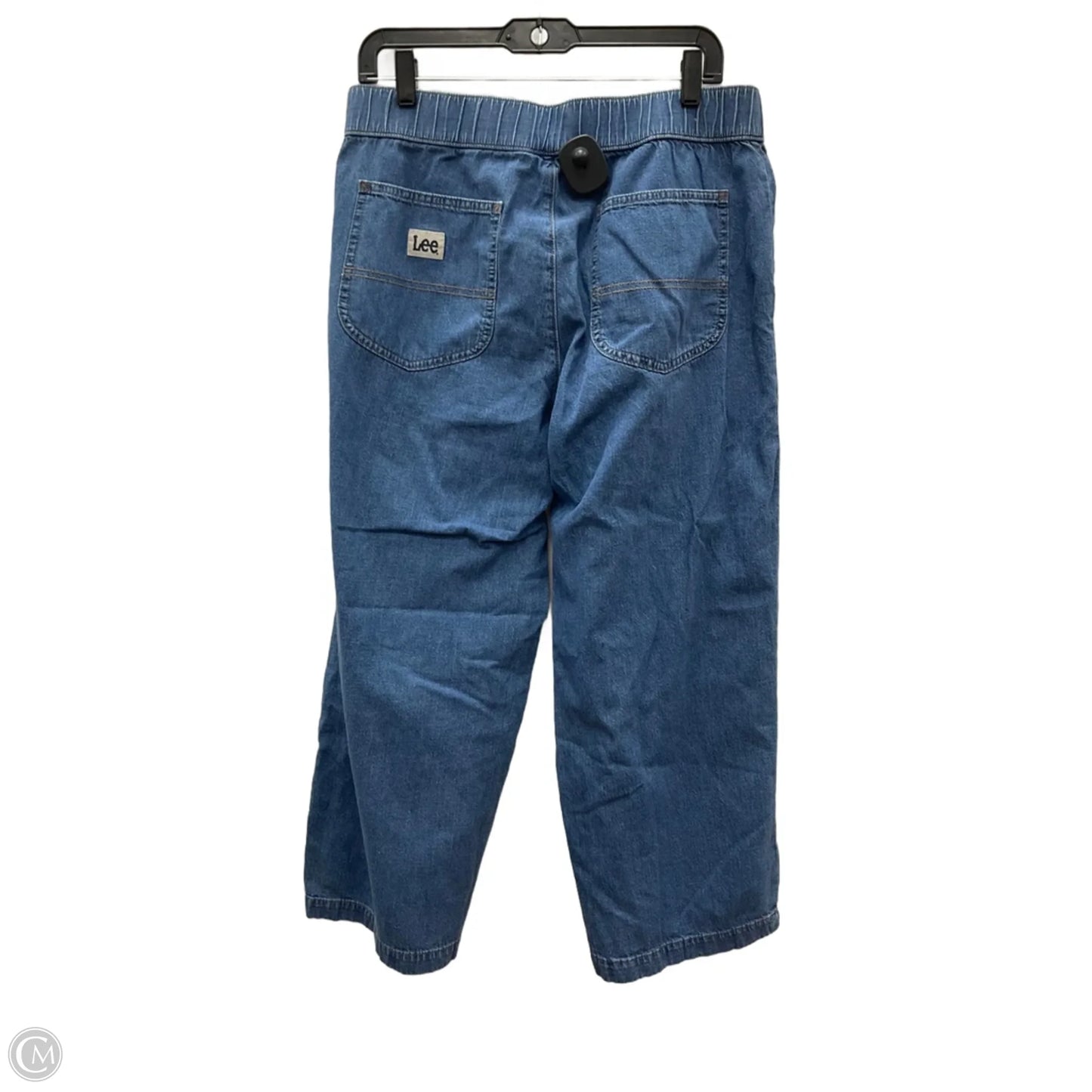 Jeans Wide Leg By Lee In Blue Denim, Size: 12