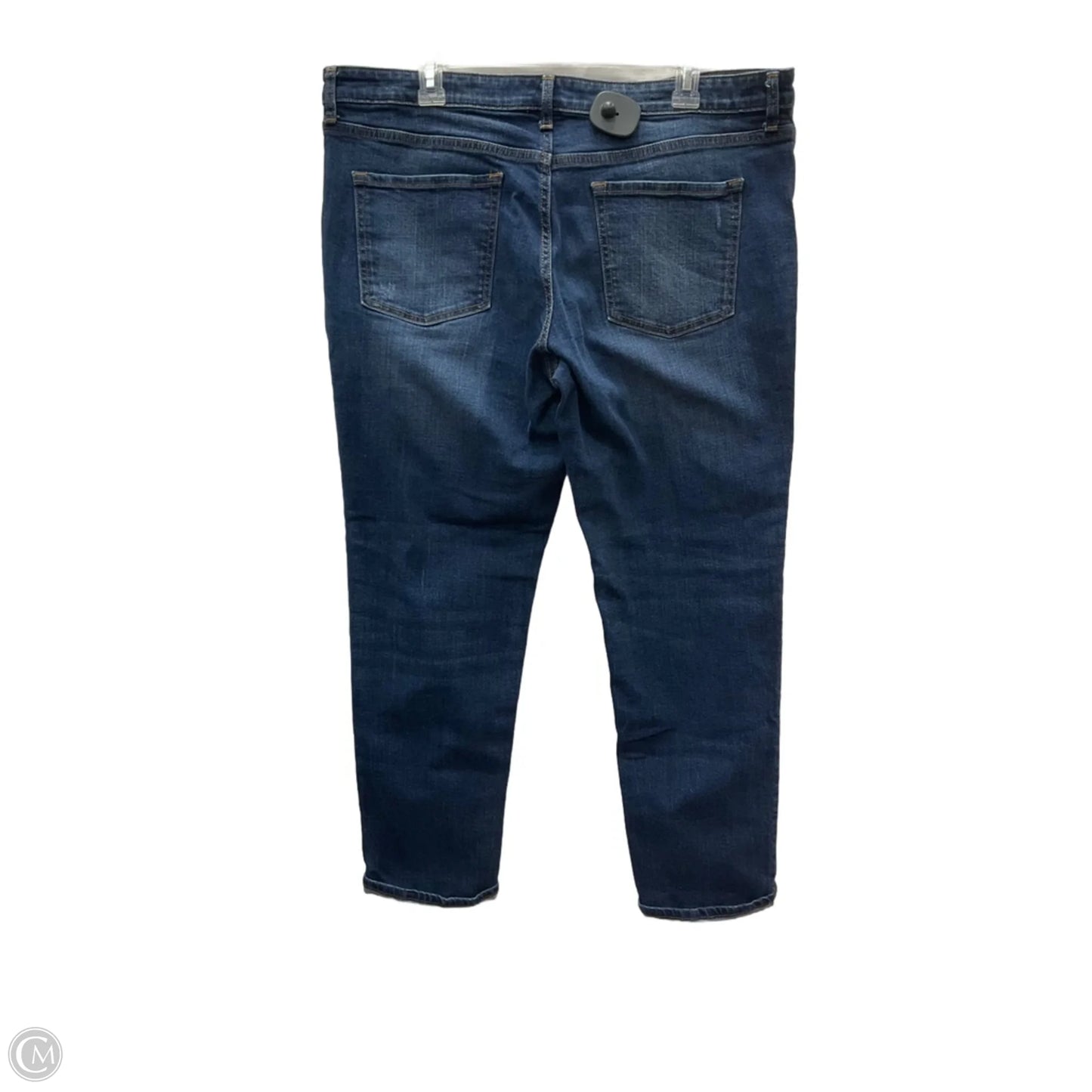 Jeans Skinny By Gap In Blue Denim, Size: 16