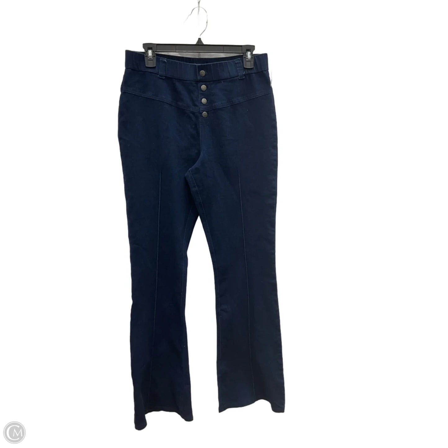 Jeans Flared By Anna & Ava In Blue Denim, Size: 12