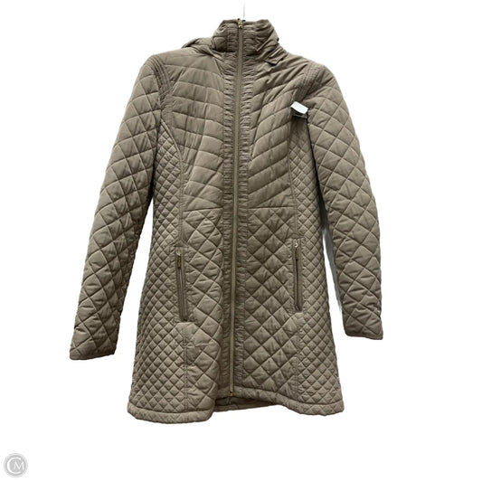 Coat Puffer & Quilted By Gallery In Beige, Size: M