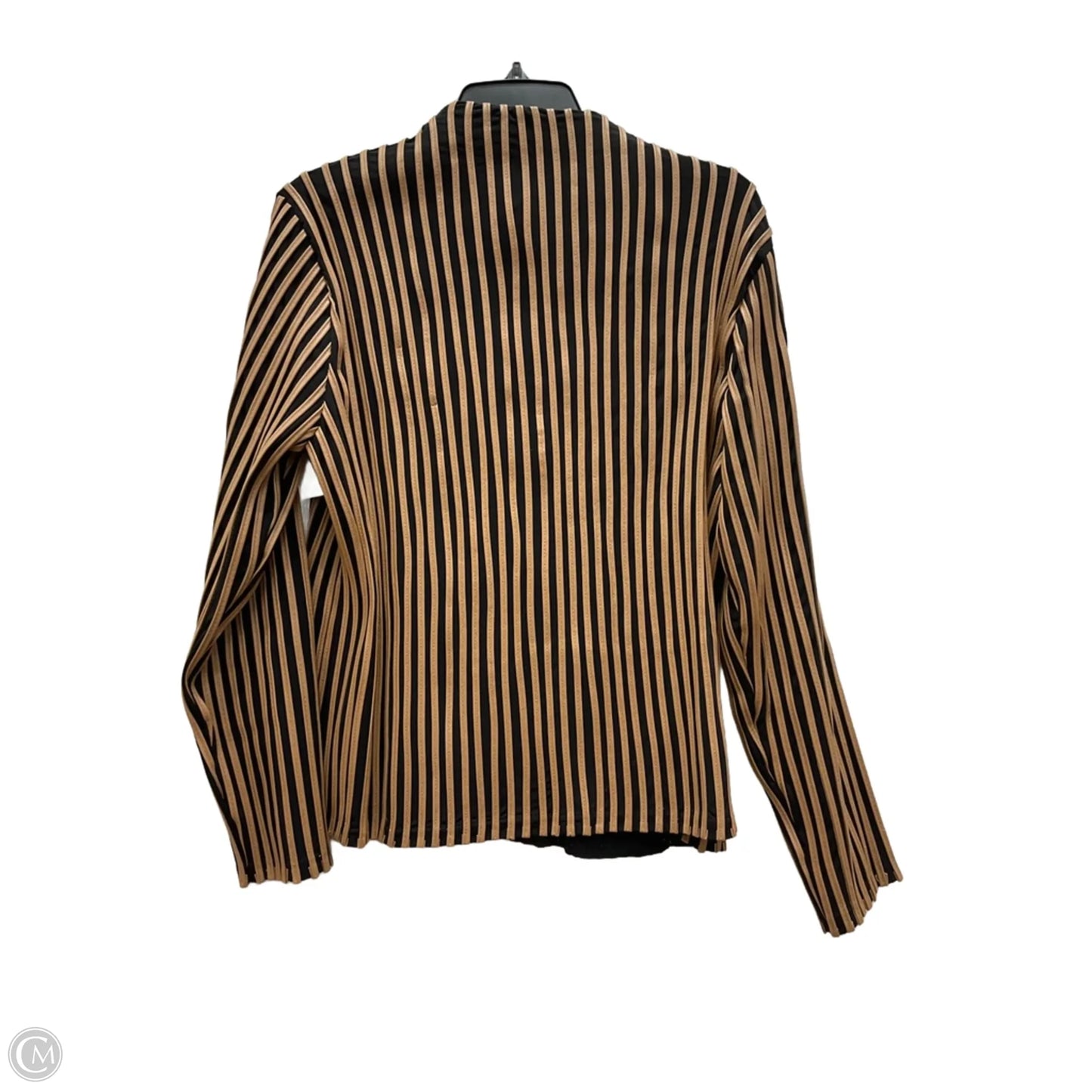 Blazer By Clothes Mentor In Striped Pattern, Size: L