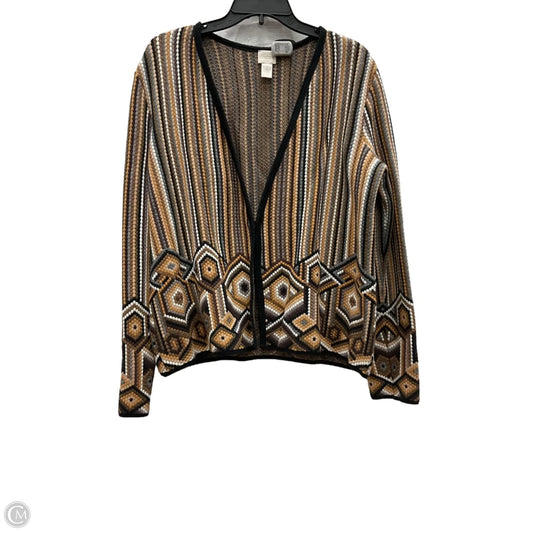Cardigan By Chicos In Multi-colored, Size: L