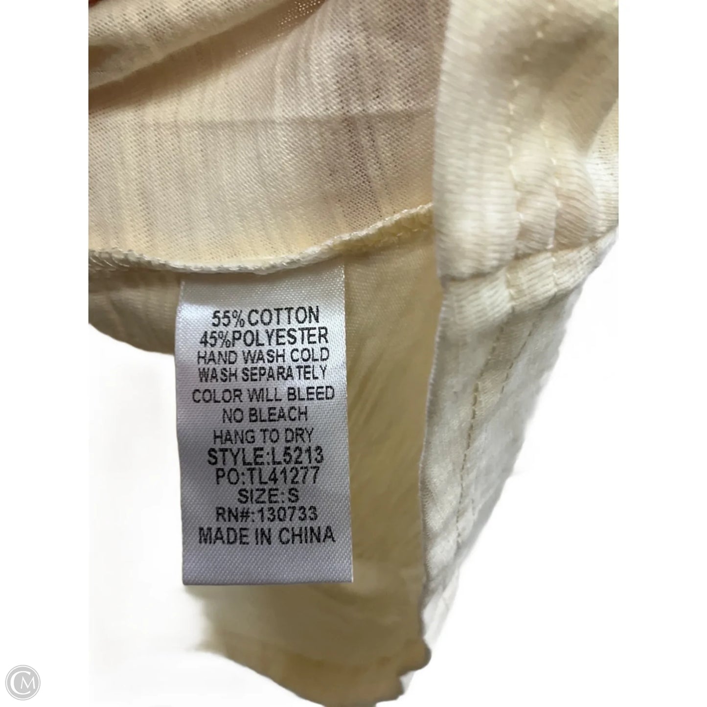 Top 3/4 Sleeve By Umgee In Yellow, Size: S