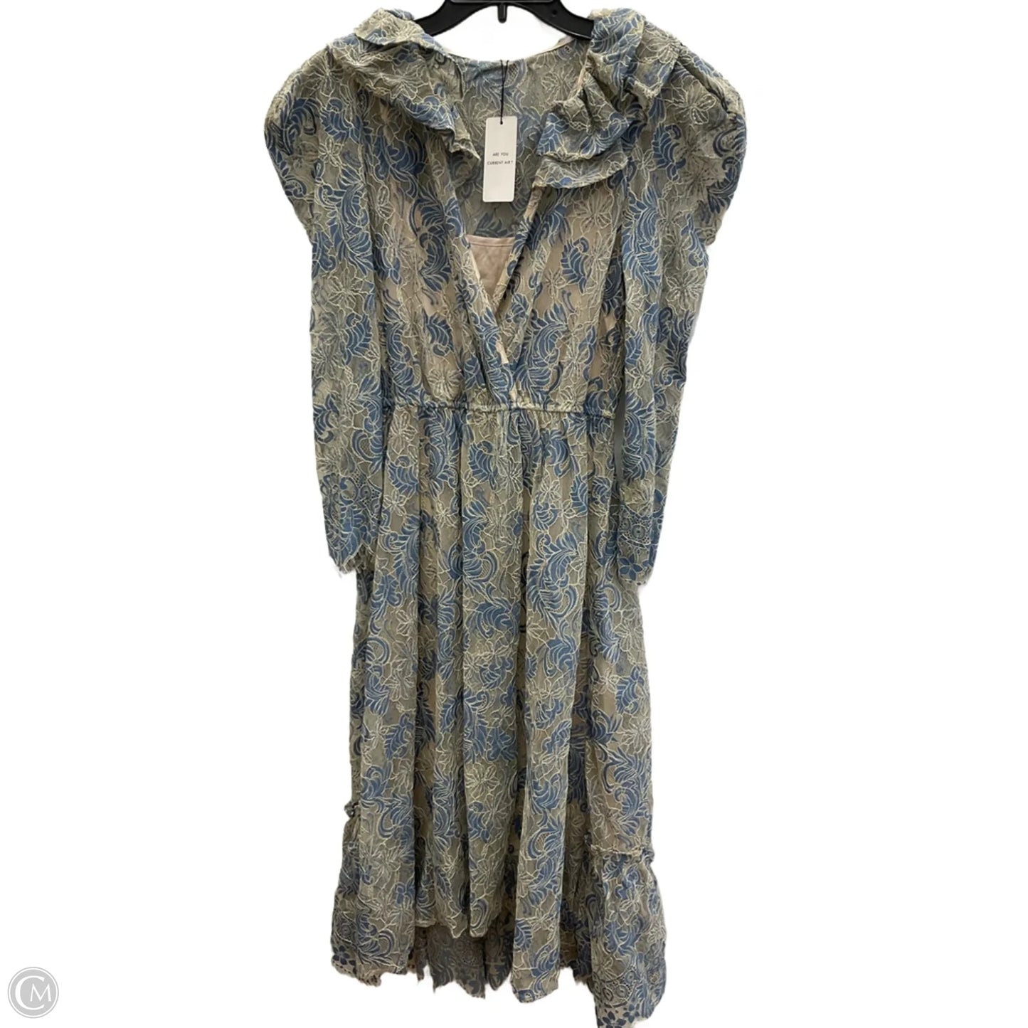 Dress Party Midi By Current Air In Blue, Size: Xs