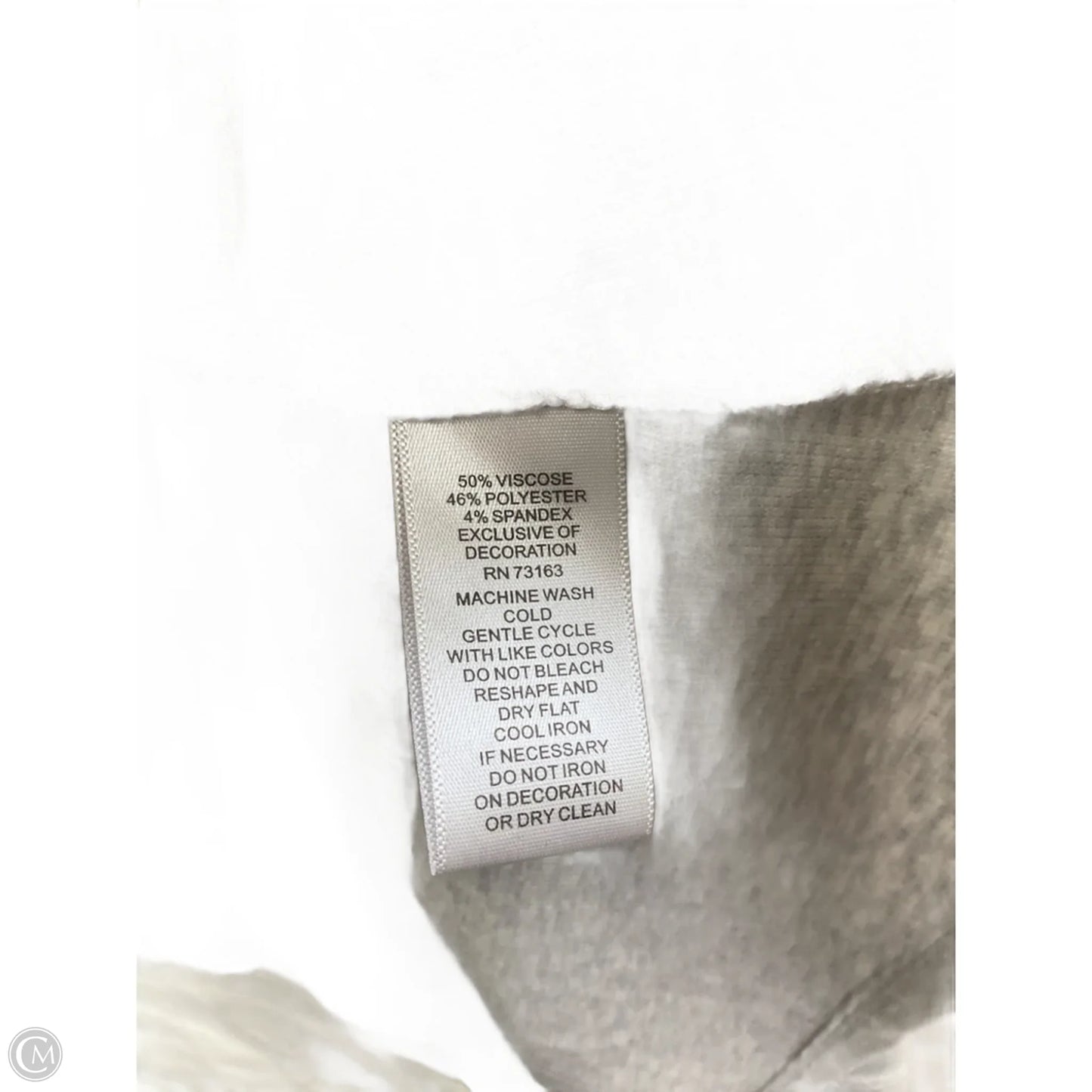 Top Long Sleeve By Cupio In Grey, Size: 2x