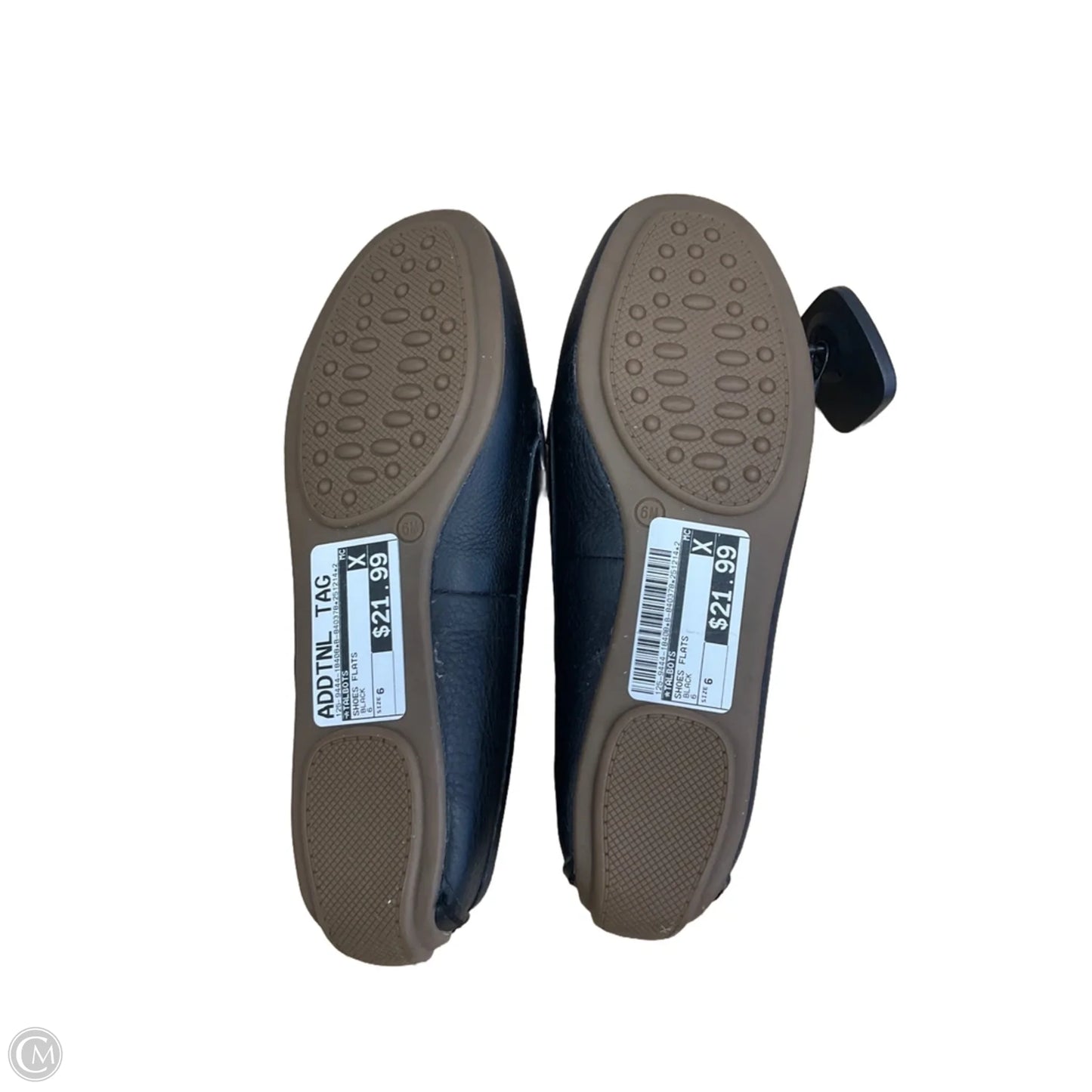 Shoes Flats By Talbots In Black, Size: 6