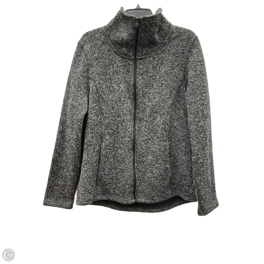 Jacket Fleece By Faded Glory In Black, Size: Xl