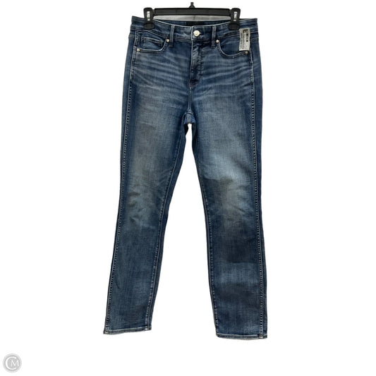 Jeans Straight By White House Black Market In Blue Denim, Size: 4