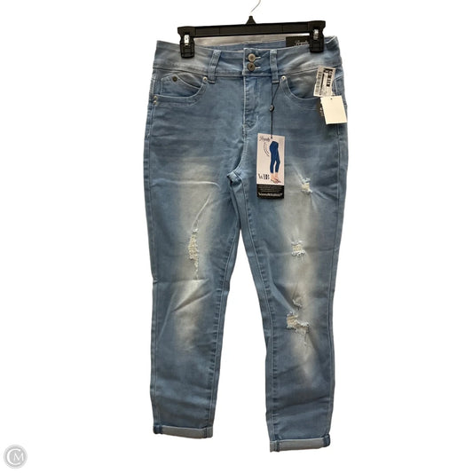 Jeans Skinny By Royalty In Blue Denim, Size: 8