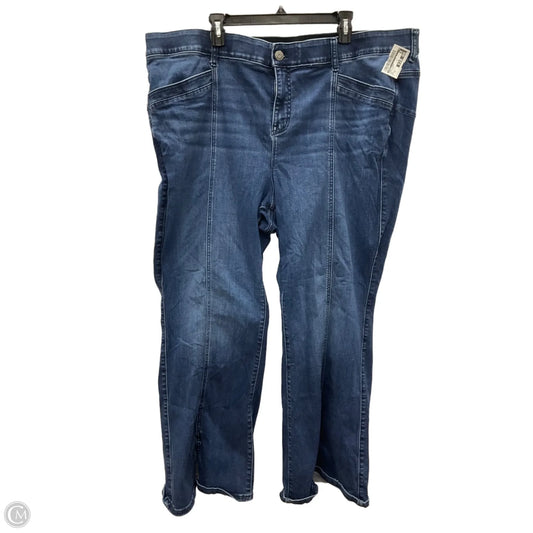 Jeans Flared By Torrid In Blue Denim, Size: 28