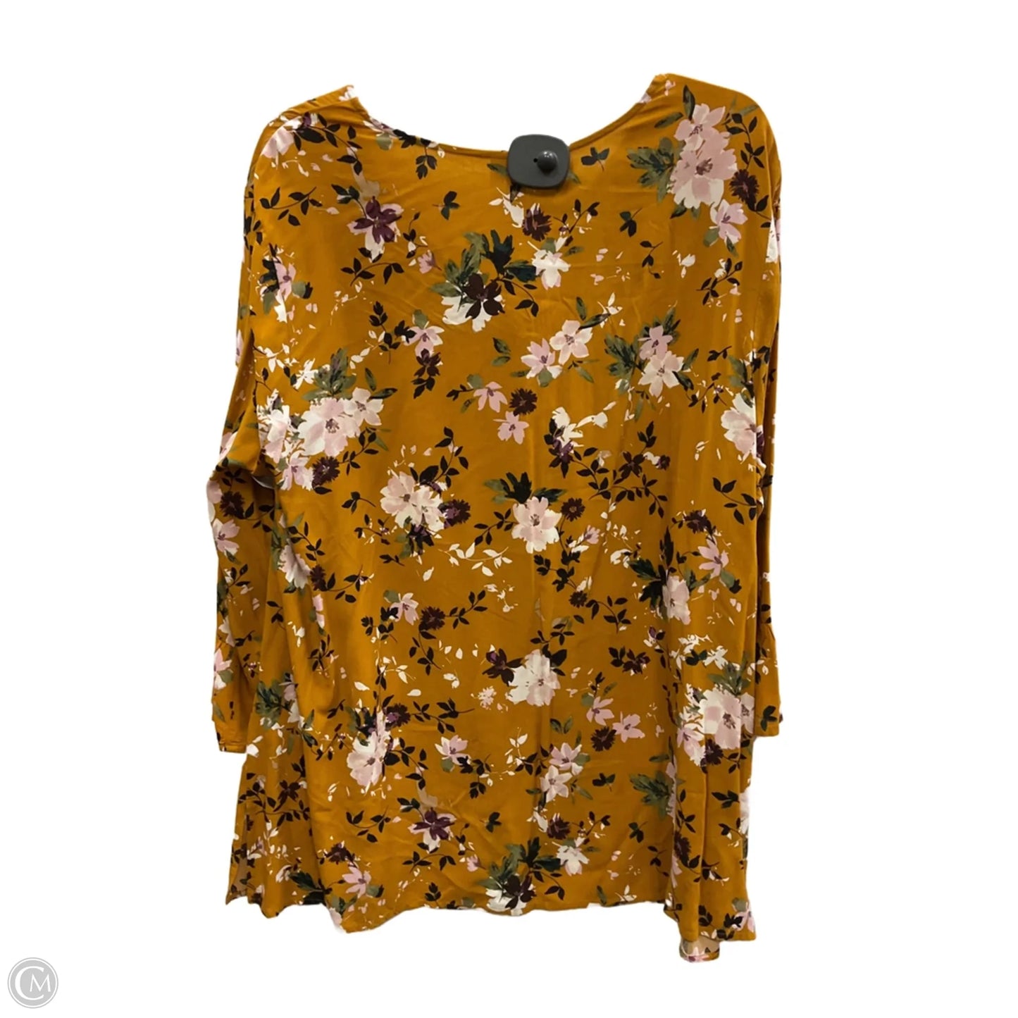 Top Long Sleeve By J. Jill In Floral Print, Size: Xl
