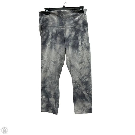 Athletic Leggings By Lululemon In Grey, Size: 10