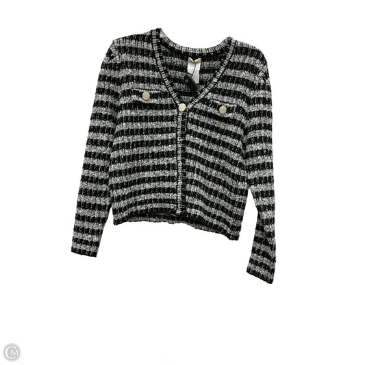 Cardigan By Cmc In Black & Grey, Size: L