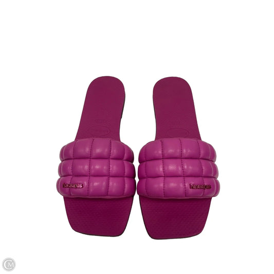 Sandals Flats By Havaianas In Pink, Size: 10.5