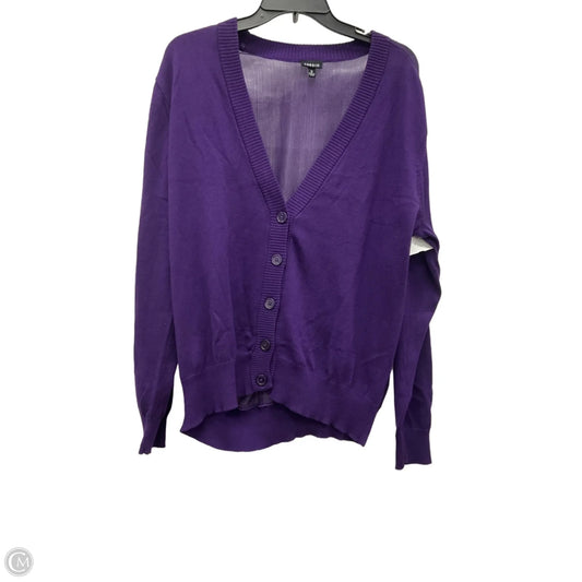 Cardigan By Torrid In Purple, Size: 2x